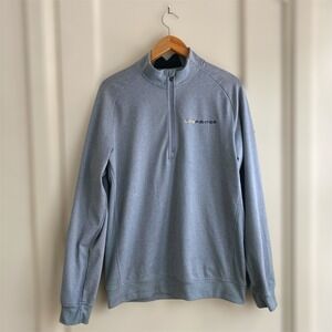 ADIDAS Men's Golf Pullover Quarter Zip Lite Fighter Gray Size S